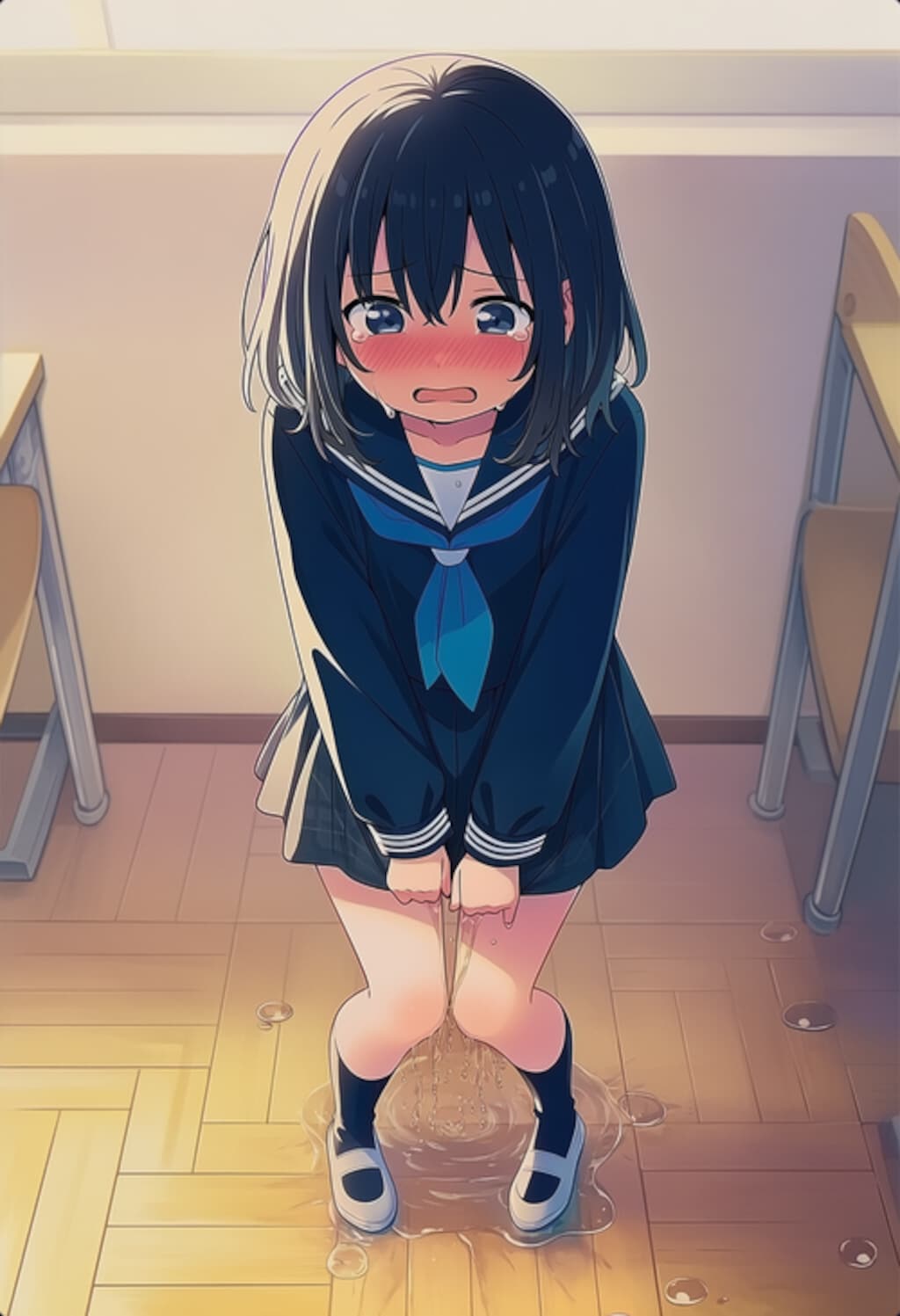 教室お漏らし