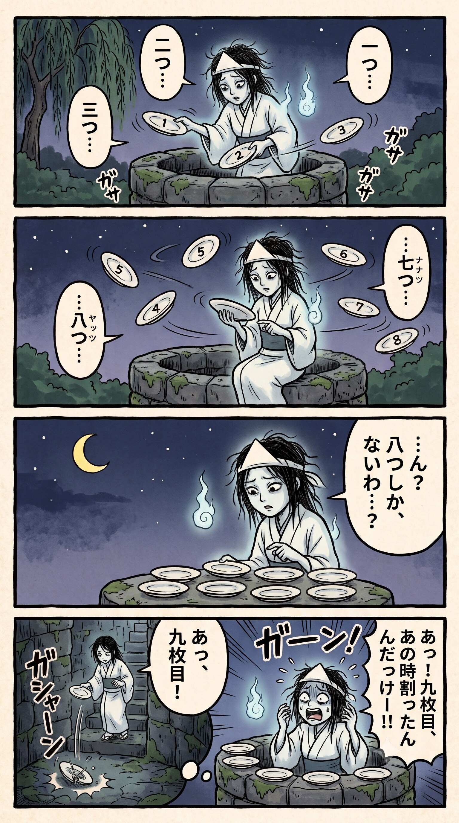 ドジっ子お菊の皿屋敷
