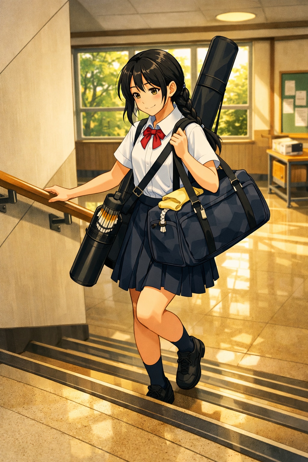 弓道部女子（ややボツ）