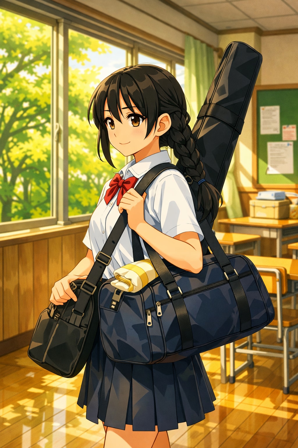 弓道部女子（ややボツ）