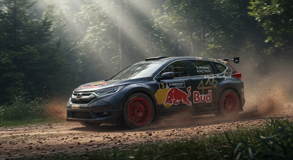レッドブルCR-Vラリーカー