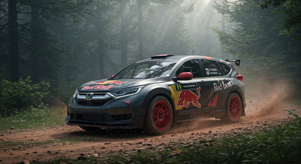 レッドブルCR-Vラリーカー