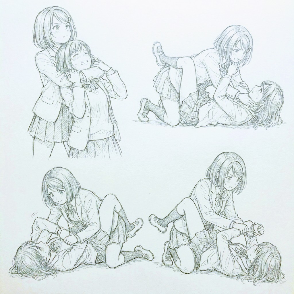 JKプロレス(師走○翁先生オマージュ)