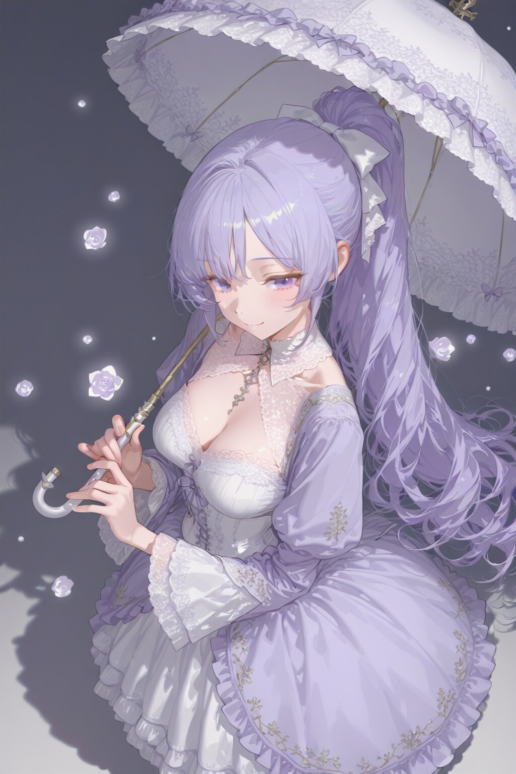 パラソルフリルコーデ