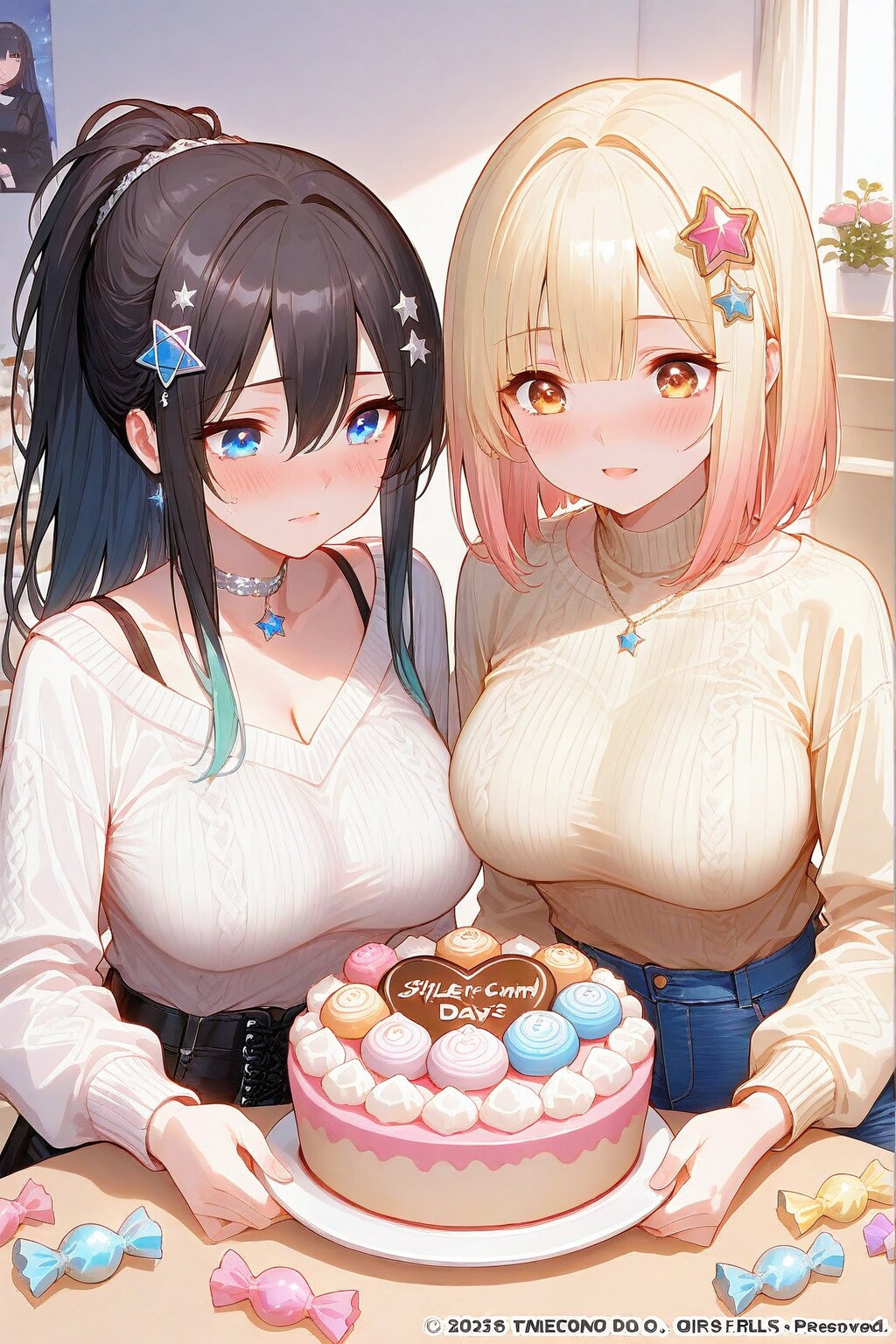 「セーター　タイトル無し×11枚分」　(設定バラバラ)　呪文はWord制限により使用不可