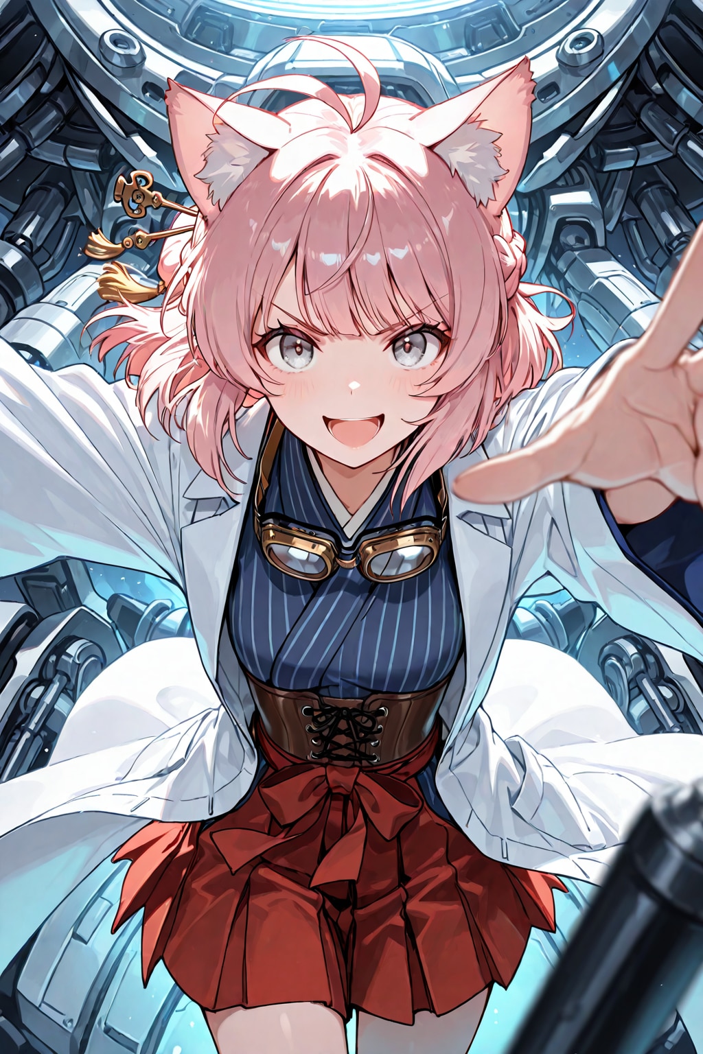 猫耳祭り最終日に参加する発明家少女(企画参加)