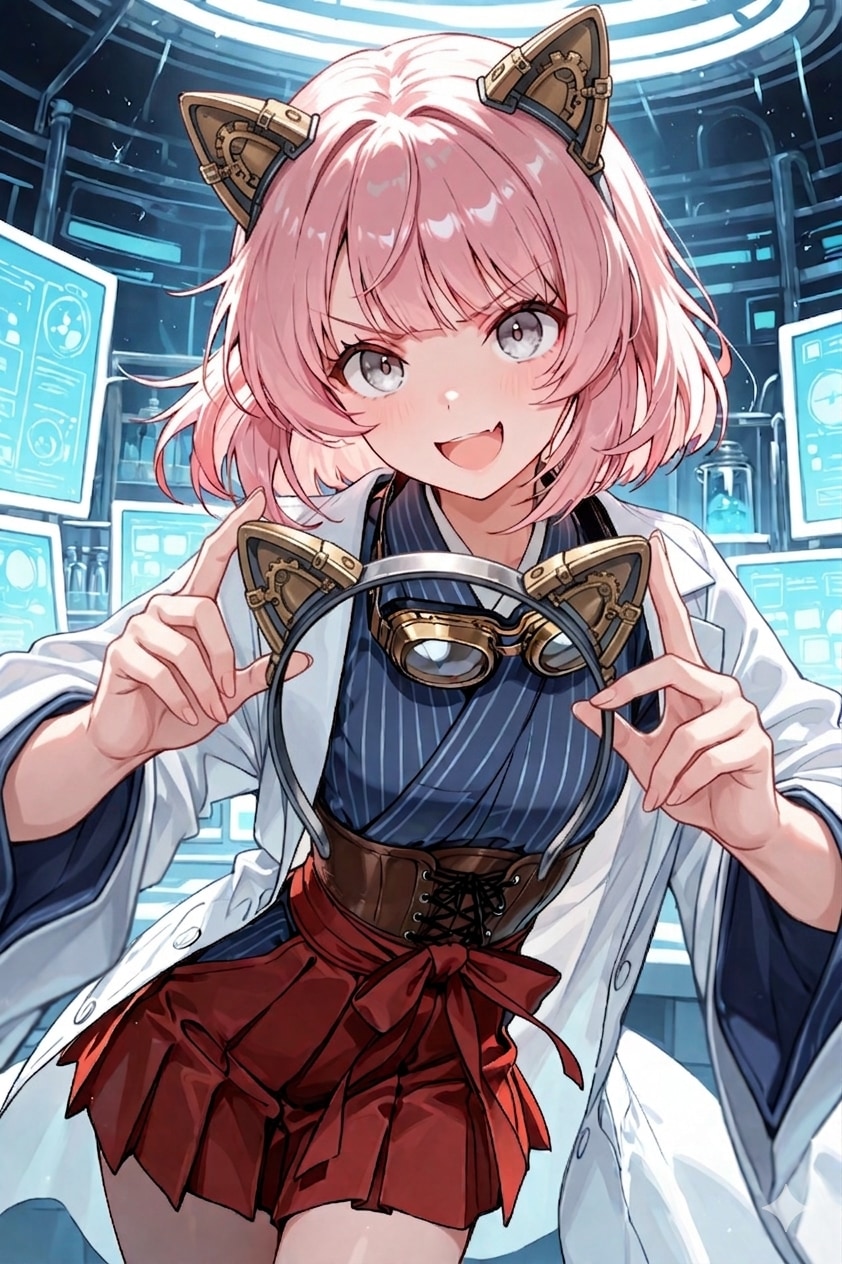 猫耳祭り最終日に参加する発明家少女(企画参加)