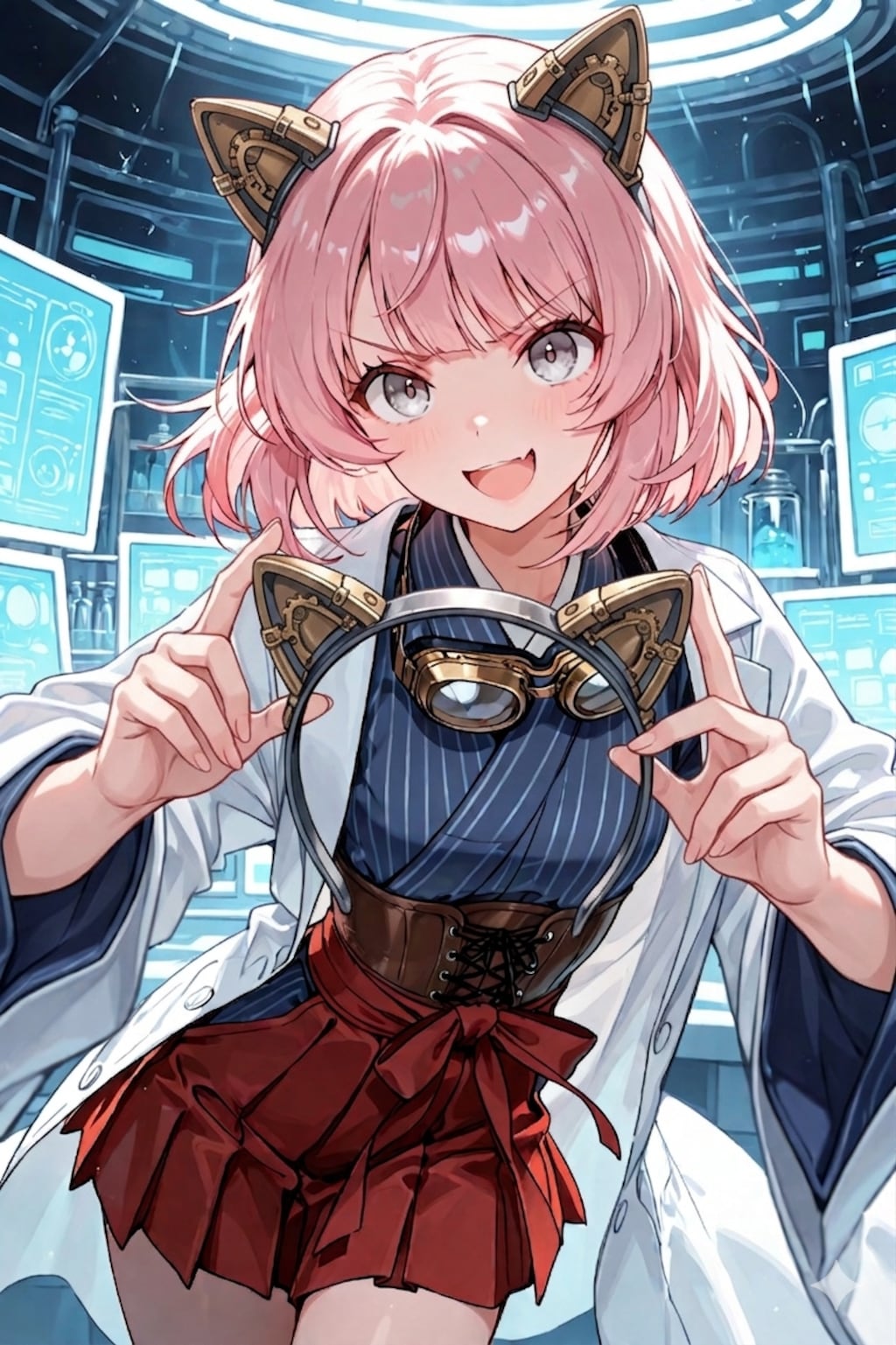 猫耳祭り最終日に参加する発明家少女(企画参加)