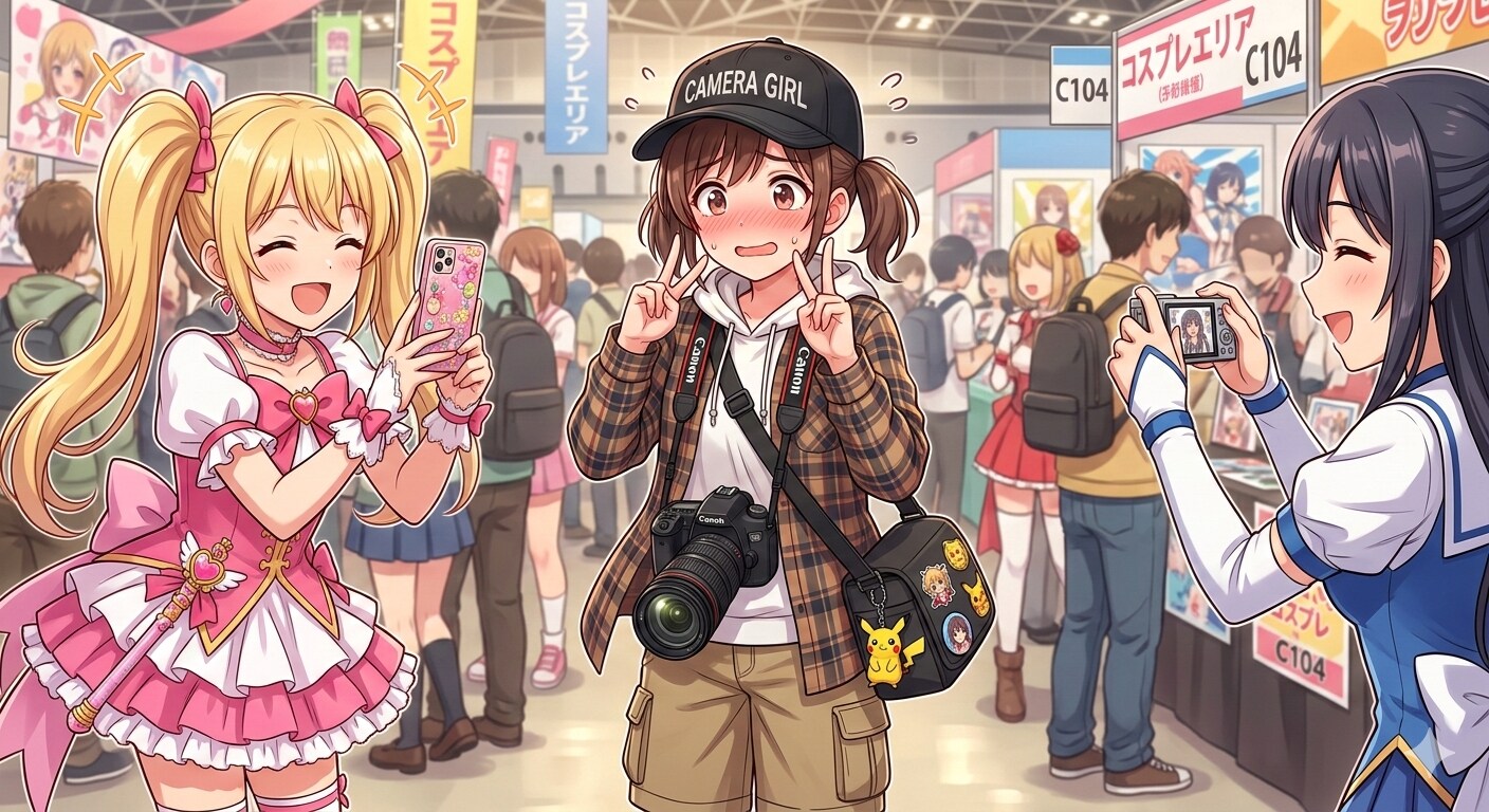 カメラ小僧のコスプレ