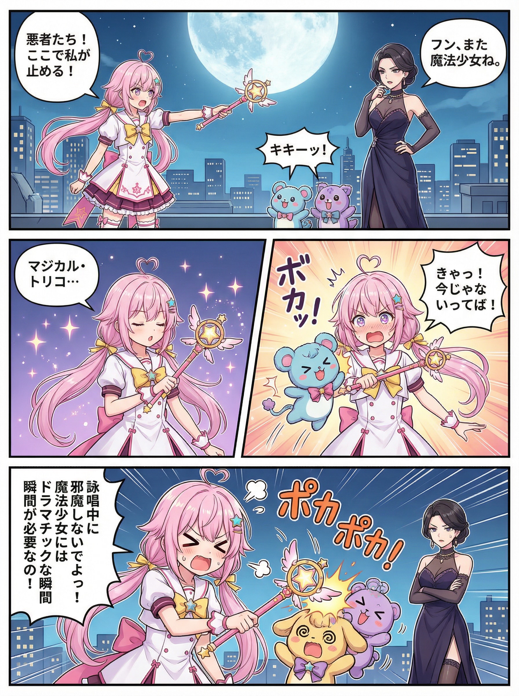 【漫画】魔法少女の矜持？ | の人気AIイラスト・グラビア