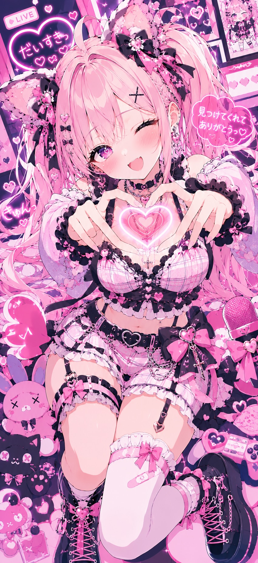 もう一人ライバルとして似たような設定でVTuber系のうちの子作ってみた