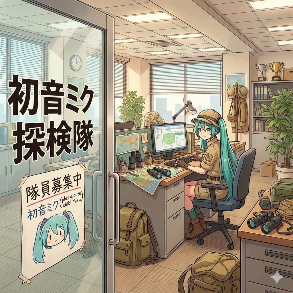 初音ミク探検隊
