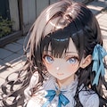 黒髪ロングドレス 8枚目
