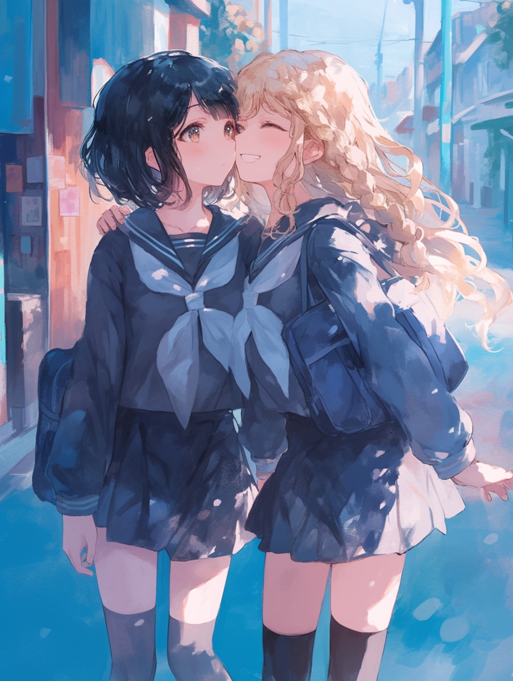 キスしたい二人のJK134