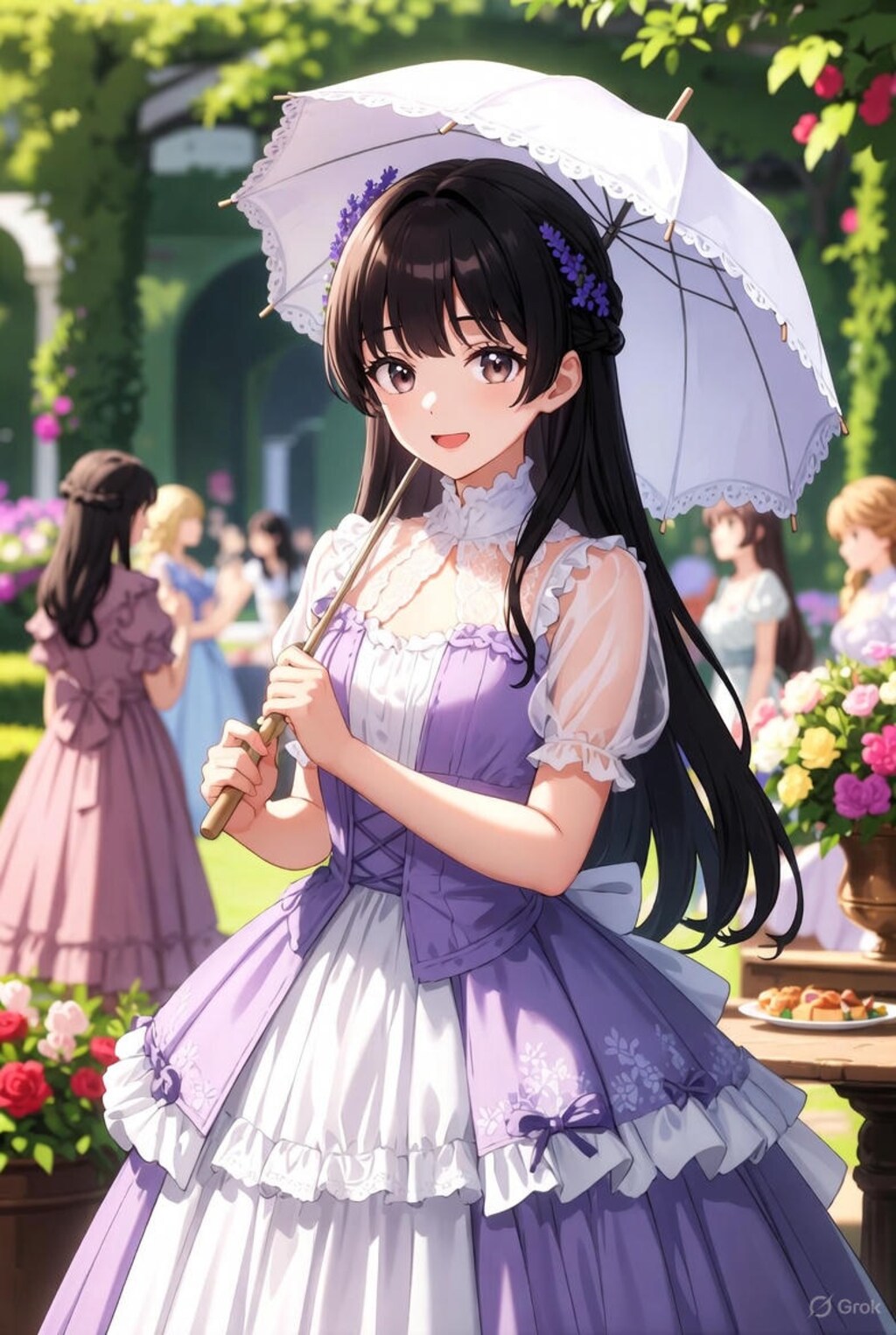 貴族令嬢（お庭）