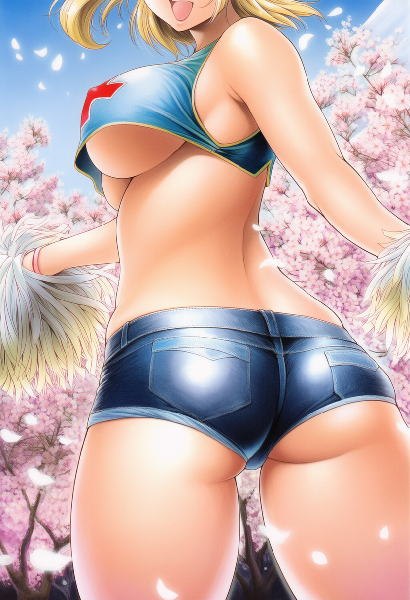 デニムショートパンツ