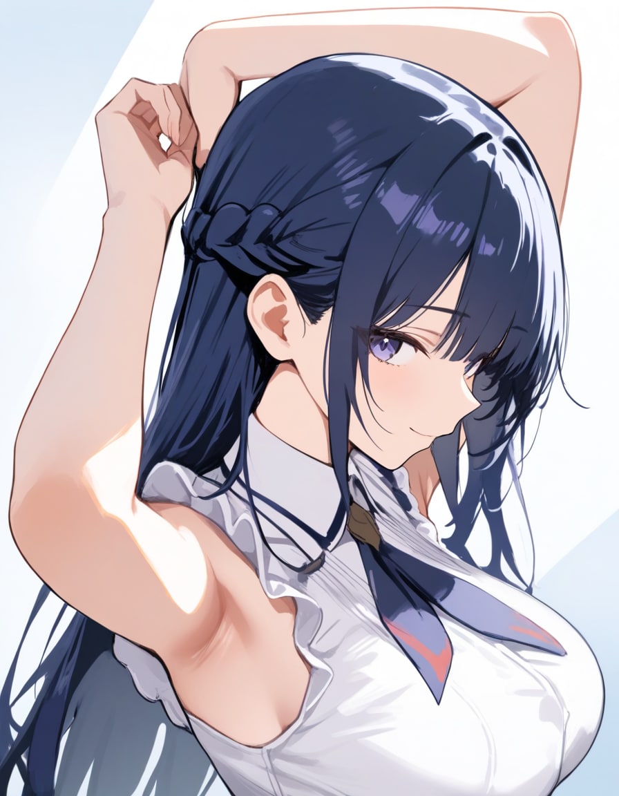 横目