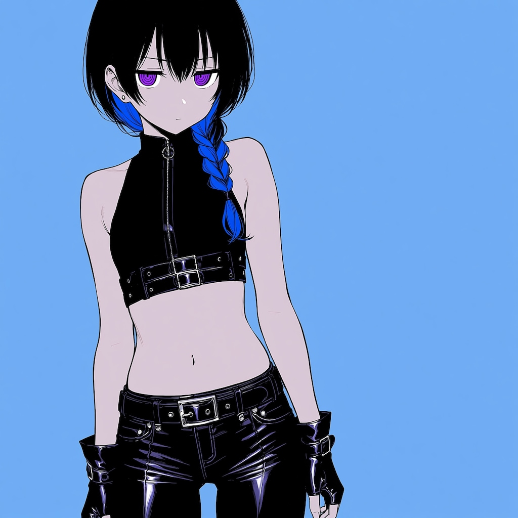 LORA比較インナーカラーちゃん