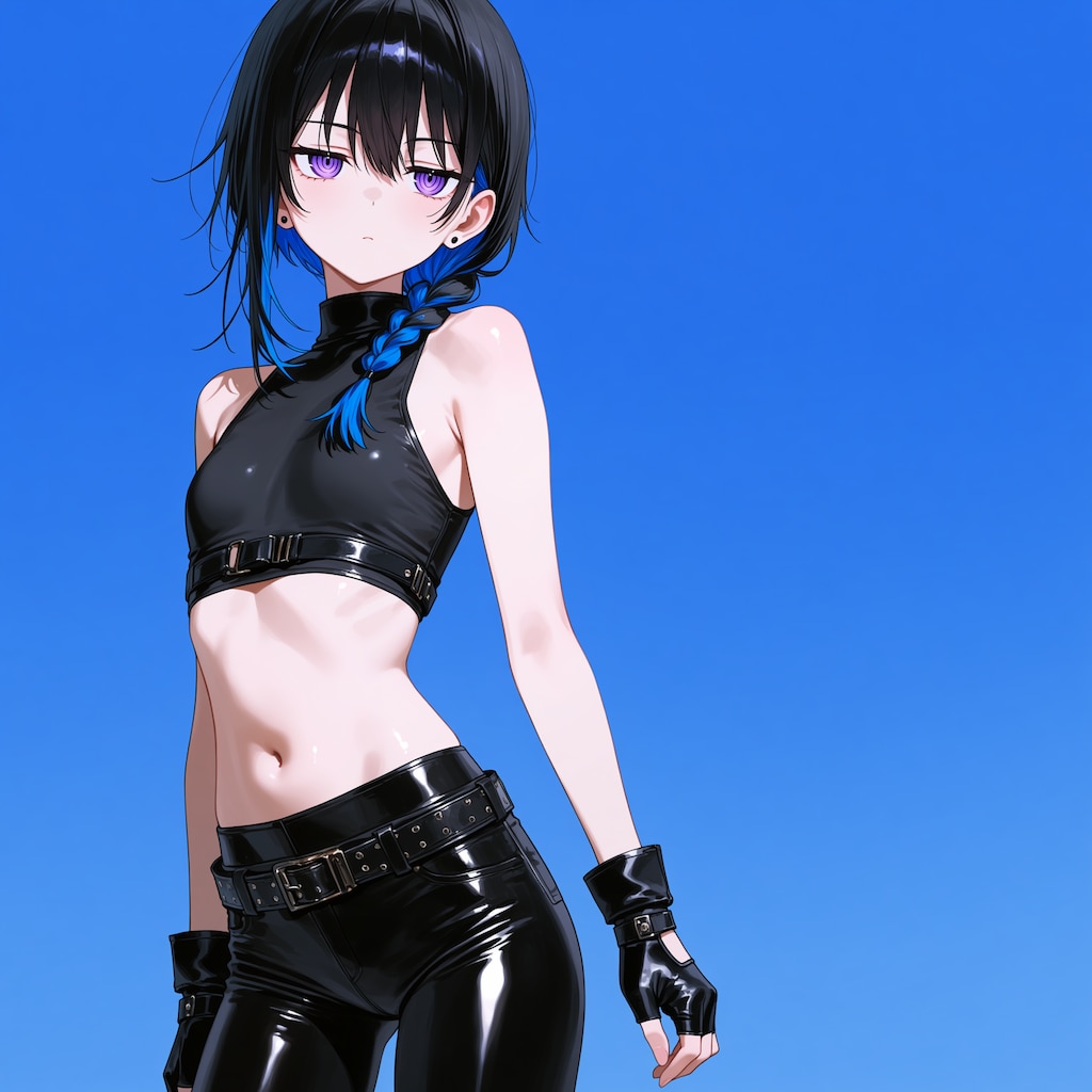 LORA比較インナーカラーちゃん