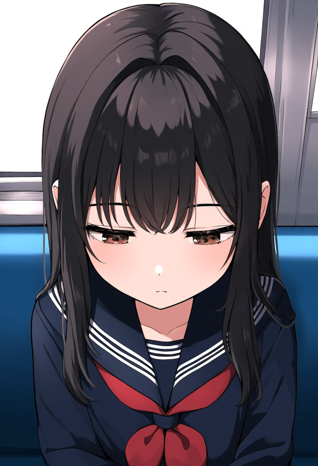 無表情の少女に堂々と精子をぶっかける【時間停止ぶっかけ】