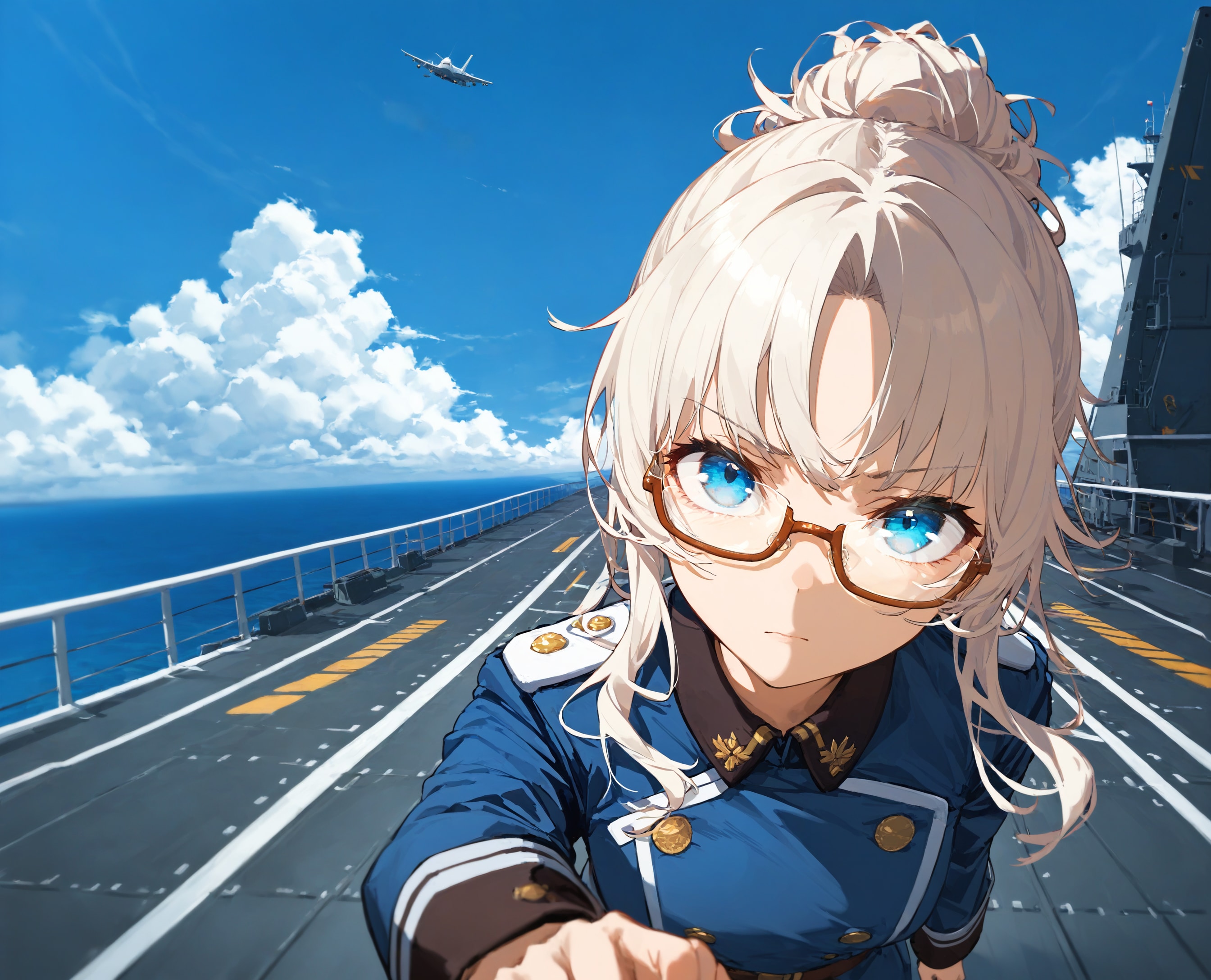 飛行甲板にて | の人気AIイラスト・グラビア