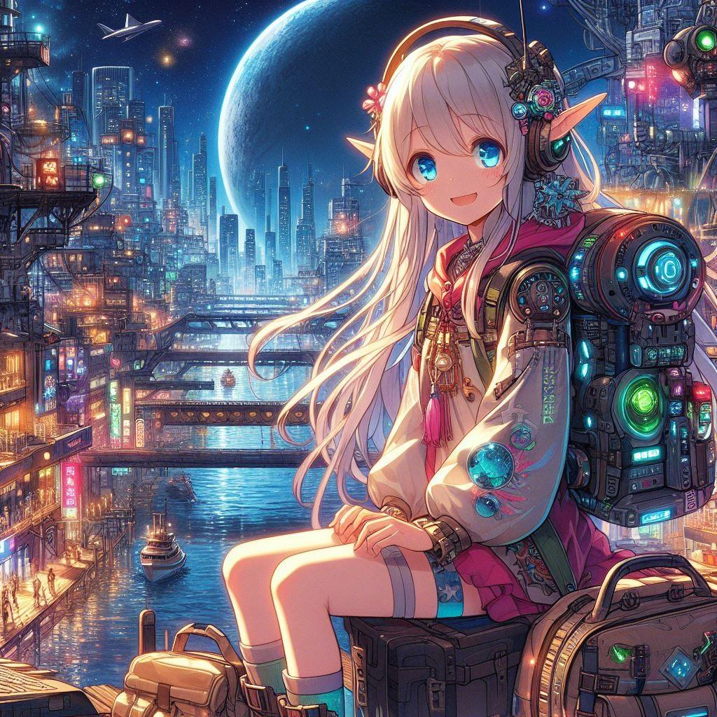 旅するサイボーグエルフちゃんと未来都市