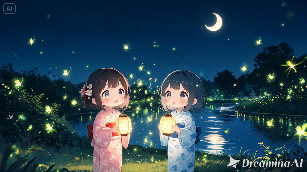 今日の夏休み（ホタル観賞１）