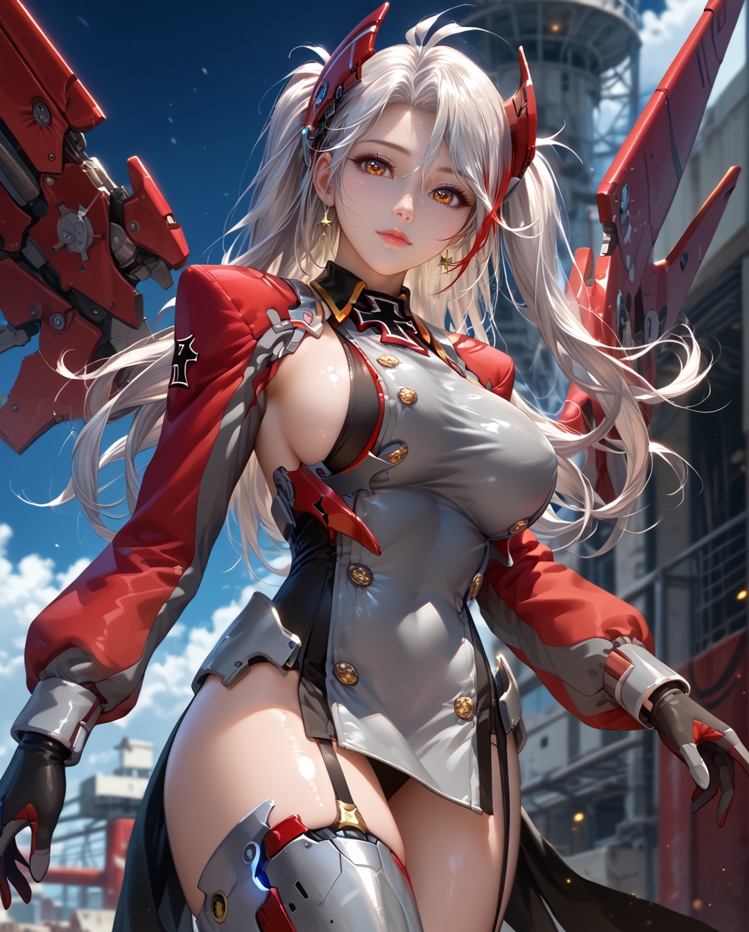 52. Date with Prinz Eugen, Combat suit