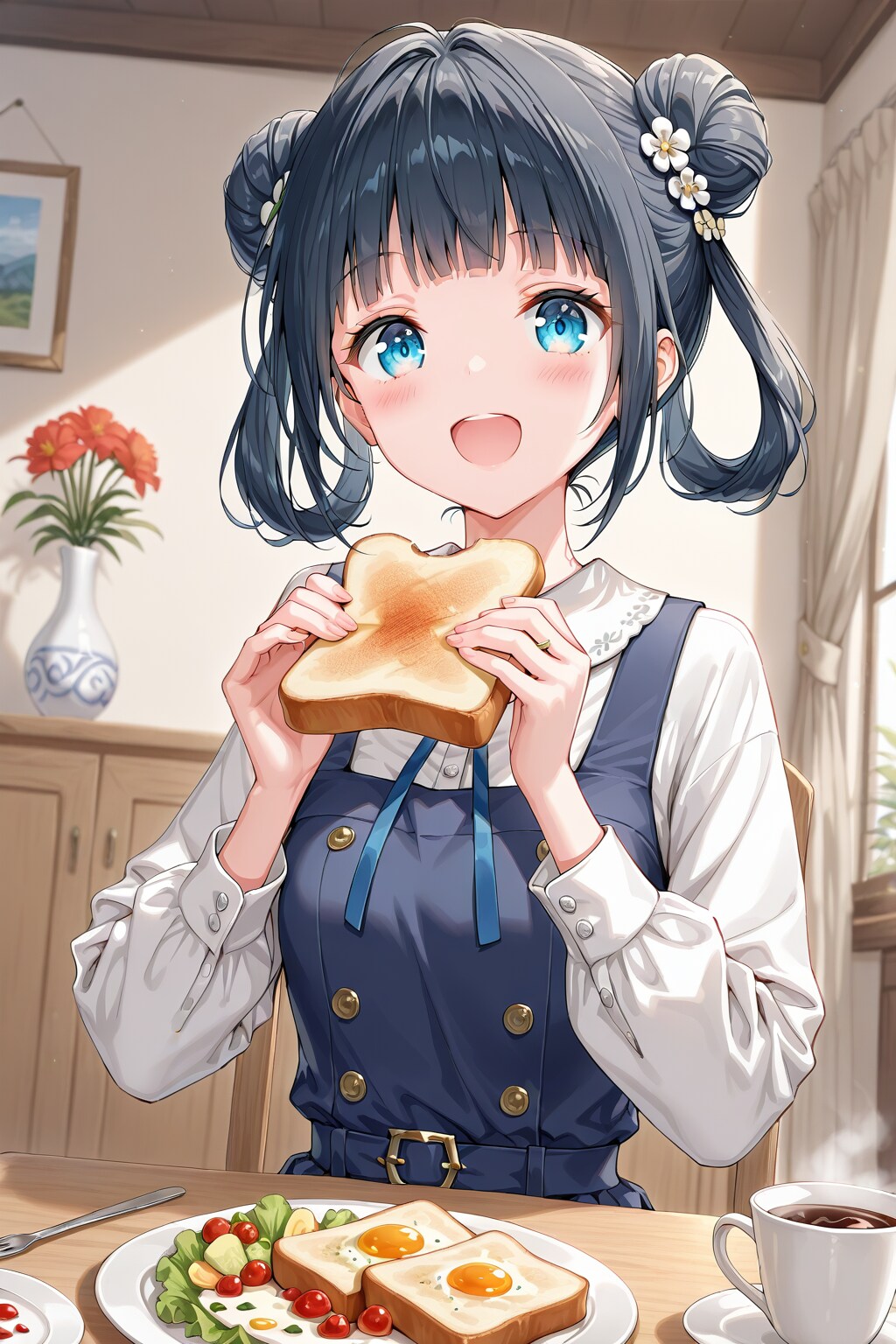 おだんごちゃん🍡✨と朝ごはん🍚✨　10/21