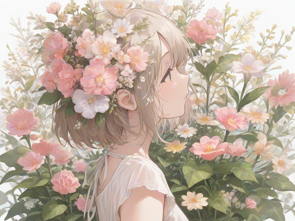 花の香り | の人気AIイラスト・グラビア