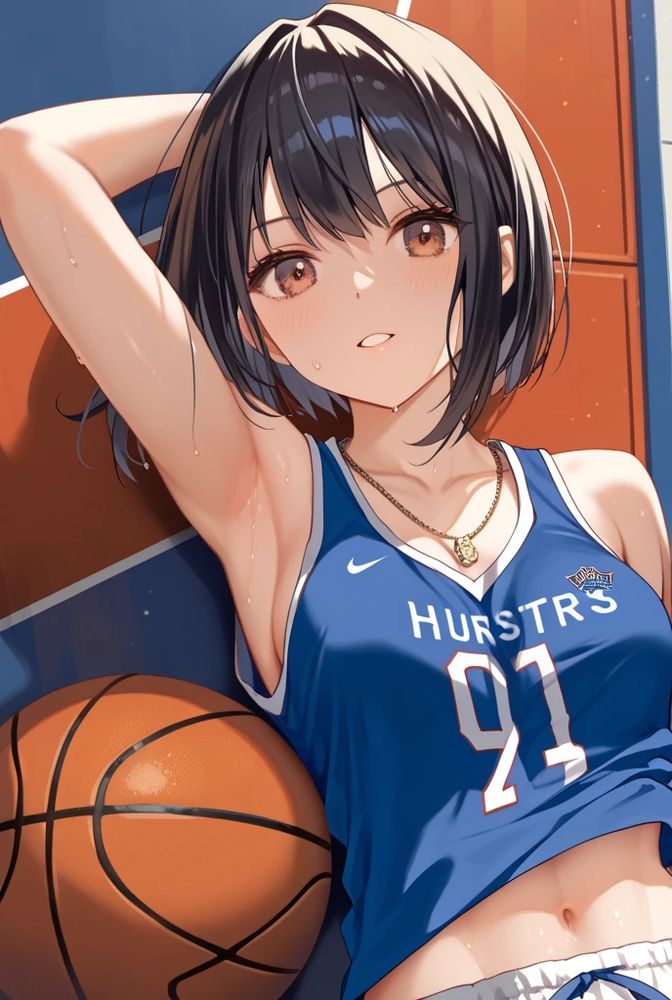 すこし大人っぽいバスケちゃん（１年後ぐらい？）