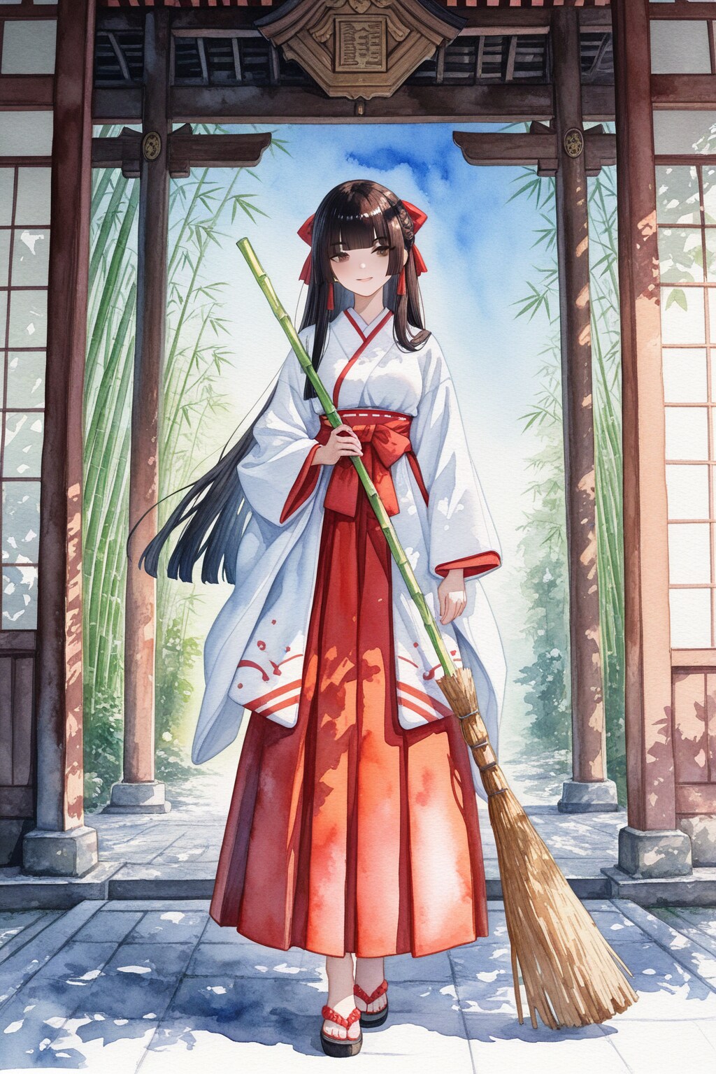 巫女 | の人気AIイラスト・グラビア