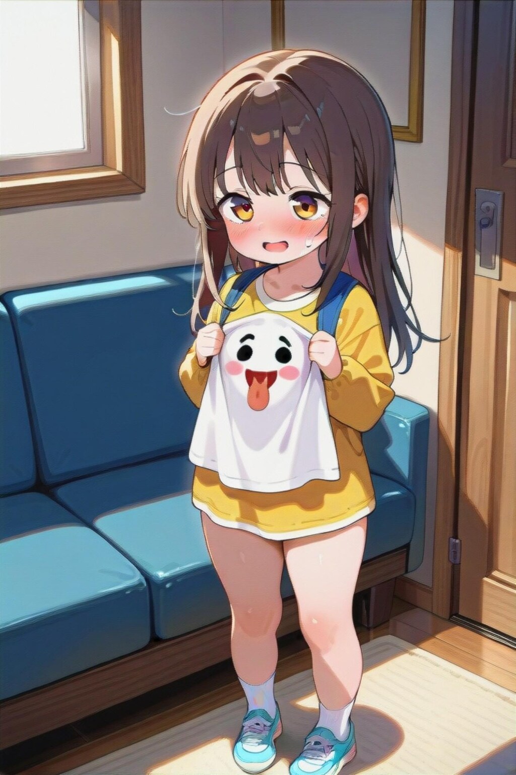 倉庫のイラストを合体