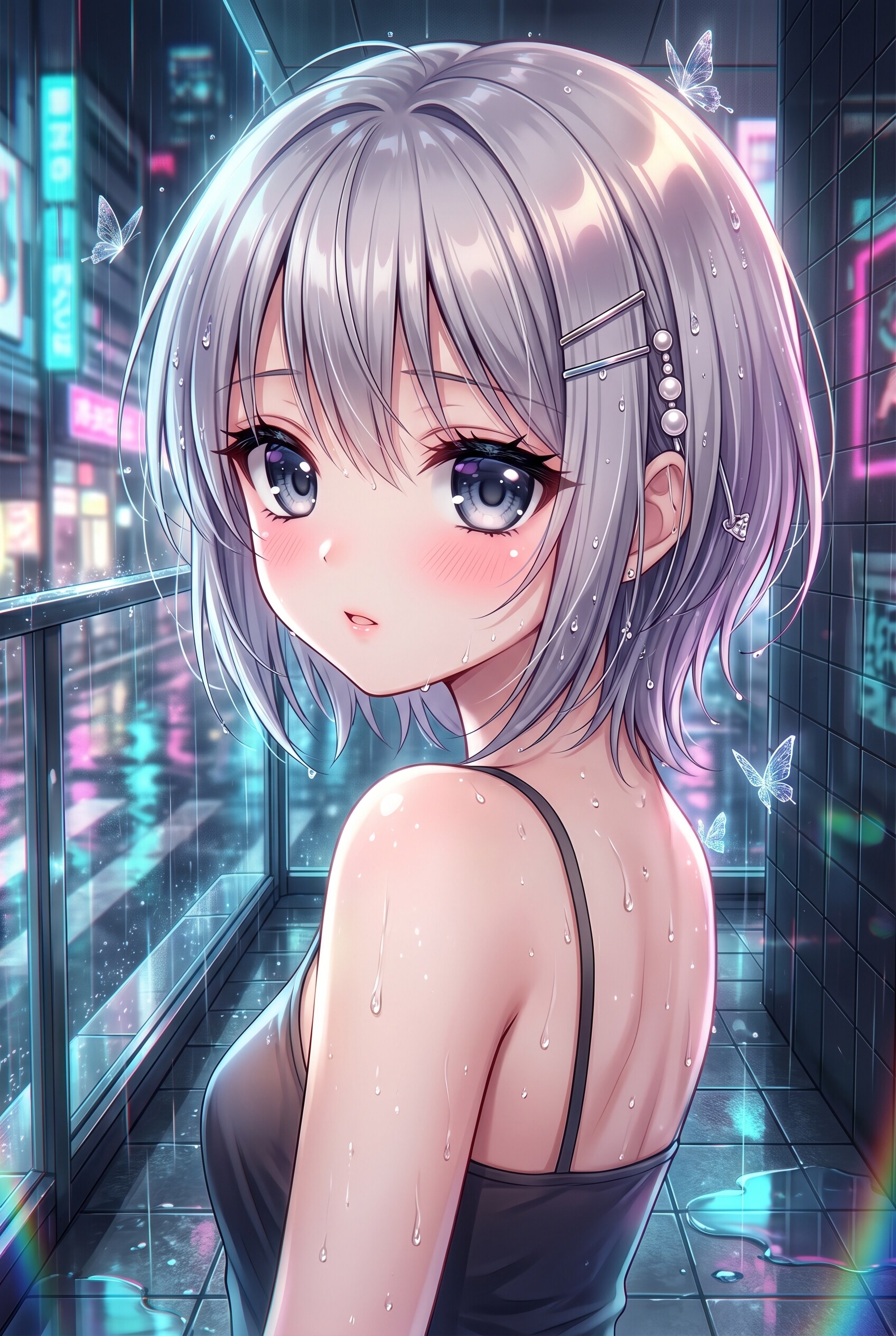 静寂の雨街幻想