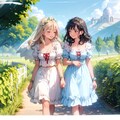 花咲く庭園のケモ耳お姉さんたちのはずだった 2枚目