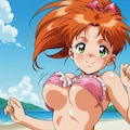 水着の愛菜ちゃん 3枚目