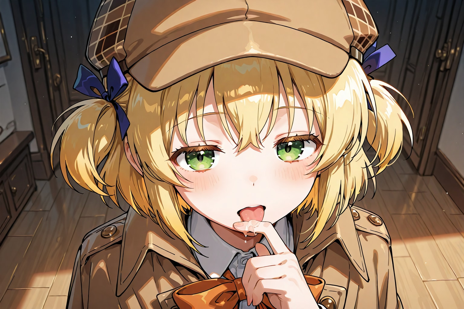 ペロッ…これは、人差し指！