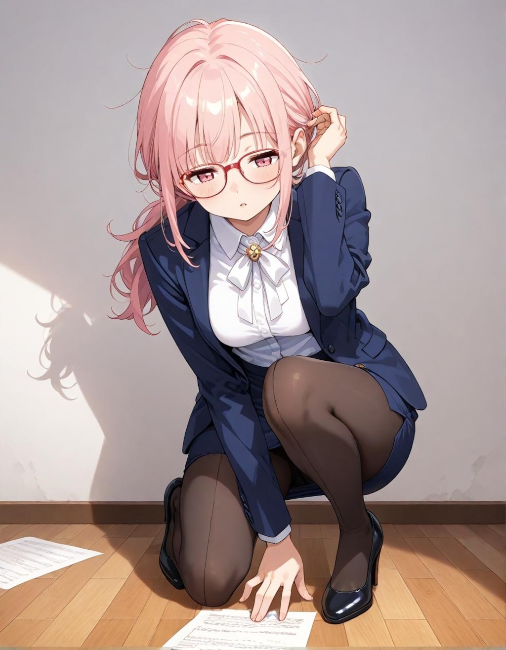 資料、落としちゃった。