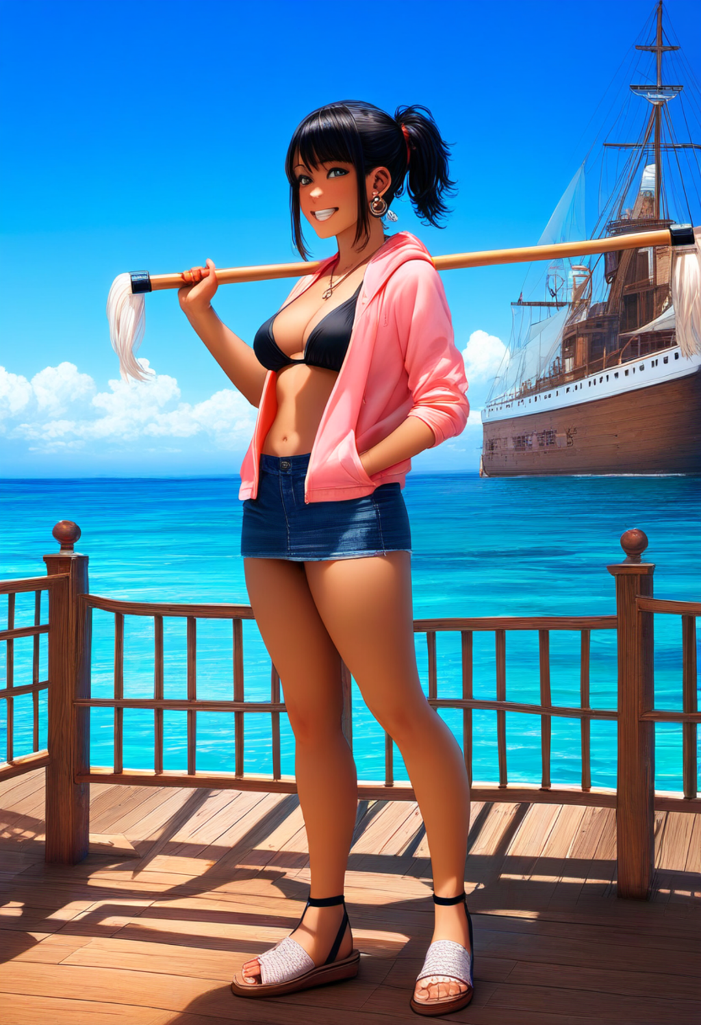 ヤングパイレーツ ＆ 甲板掃除