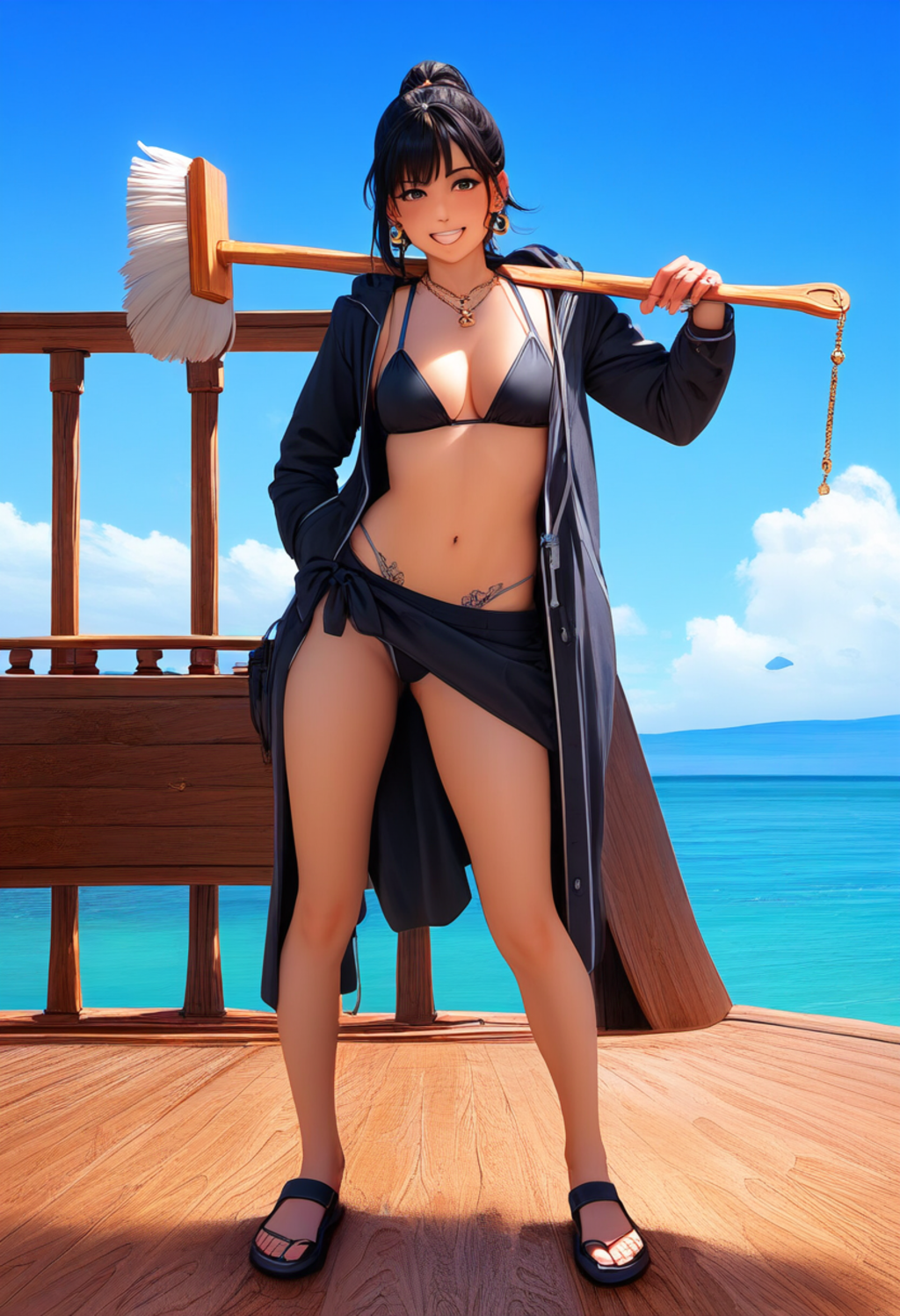 ヤングパイレーツ ＆ 甲板掃除