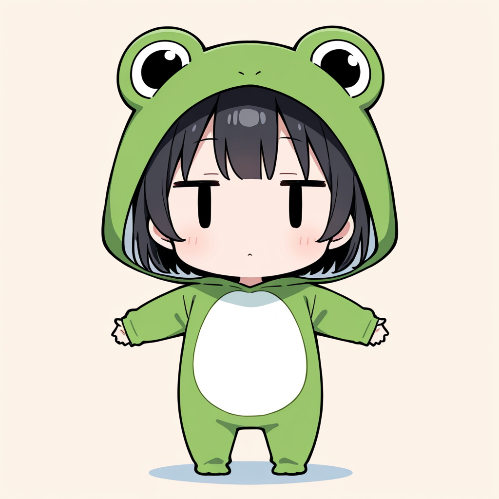 着ぐるみ着せ替え（カエル）