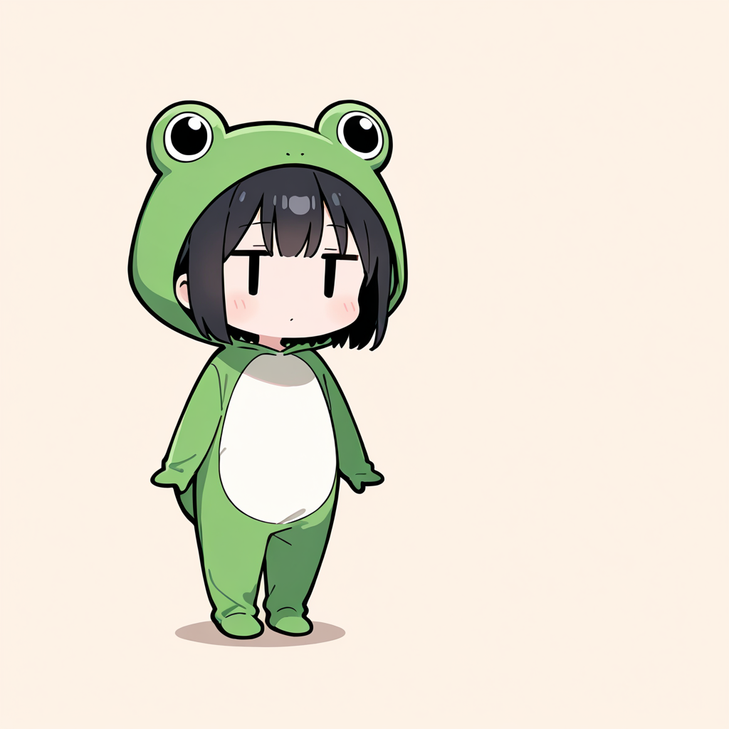 着ぐるみ着せ替え（カエル）