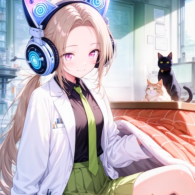 ノアもこたつで丸くなる