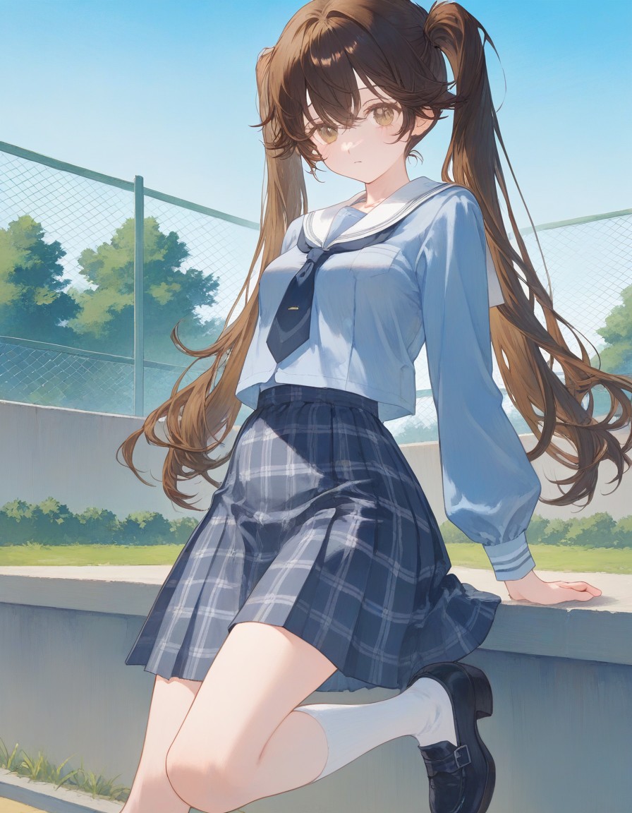 校内見回り美化委員ちゃん | の人気AIイラスト・グラビア