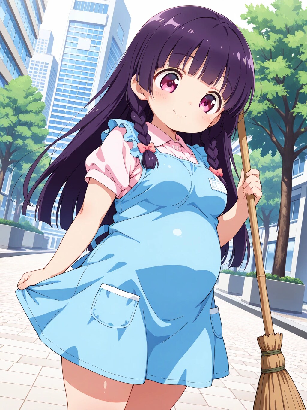 街のお掃除・ゆうこちゃん