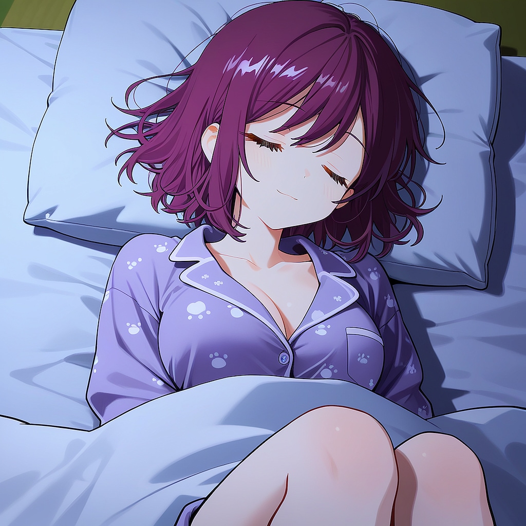 おやすみなさい（挨拶メイドの芽衣ちゃん）