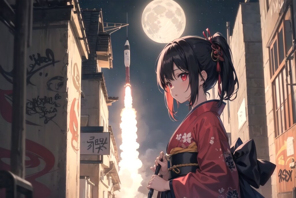 綴先生 夜のお出かけ