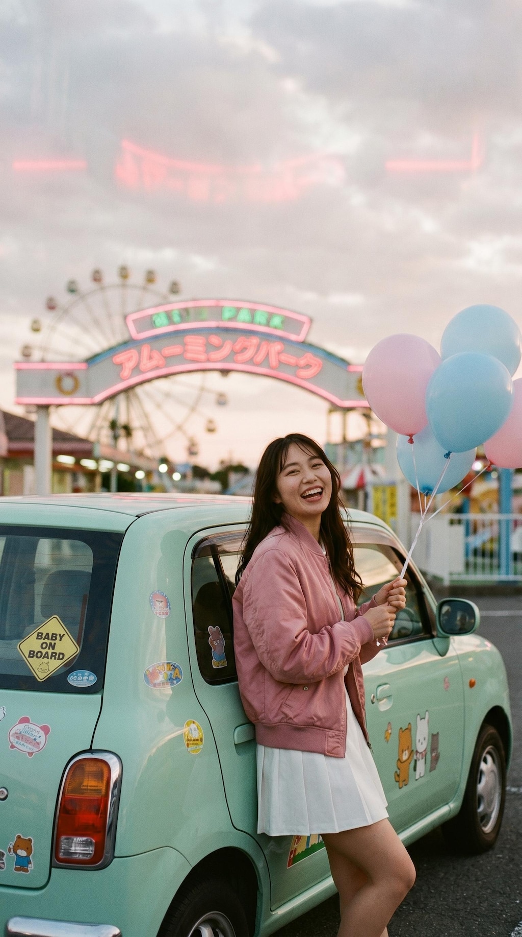 Ferris Wheel Parking Lot Laughter