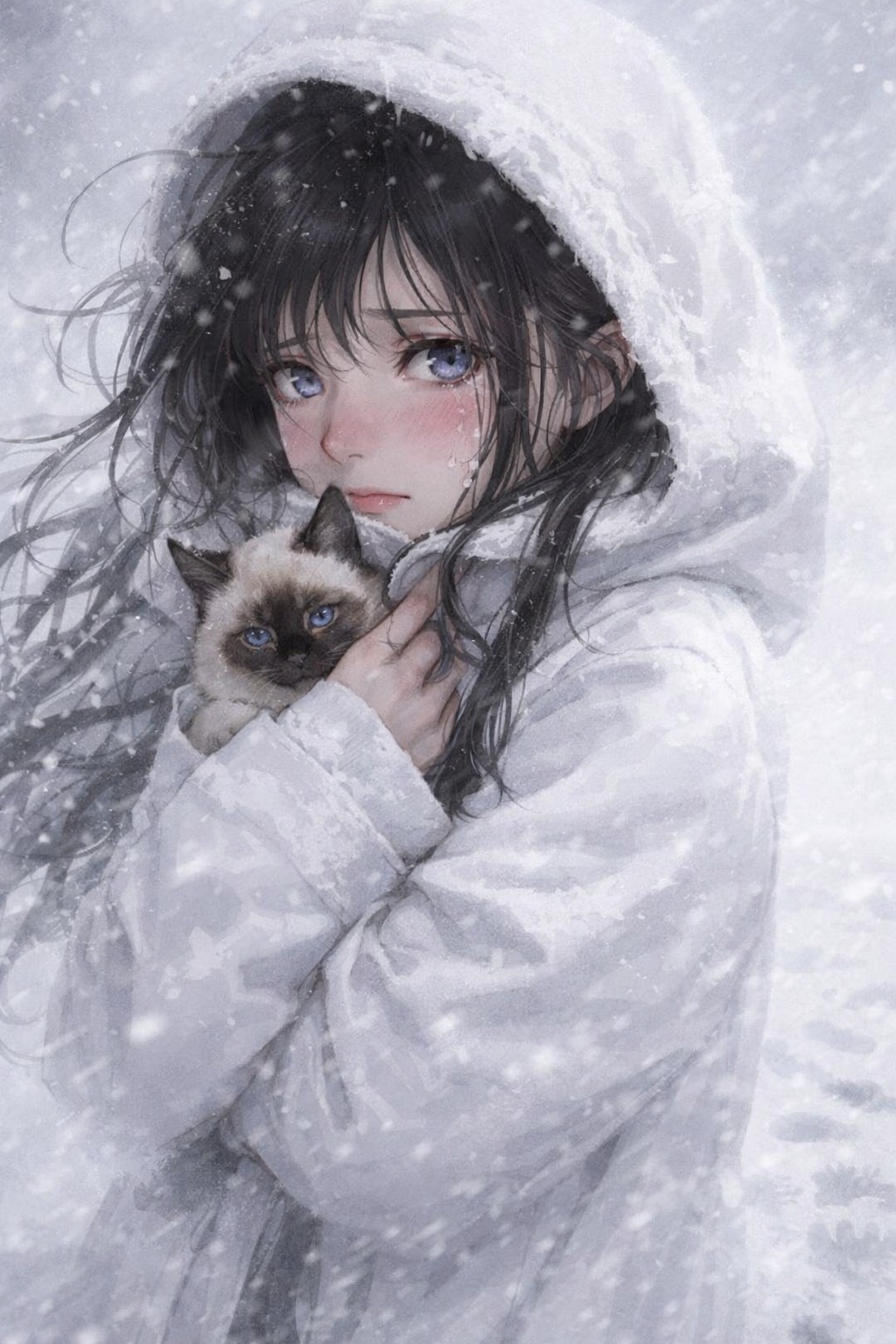 波夷羅ねずは、凍える夜にこそ、彼の冷たさを愛している。