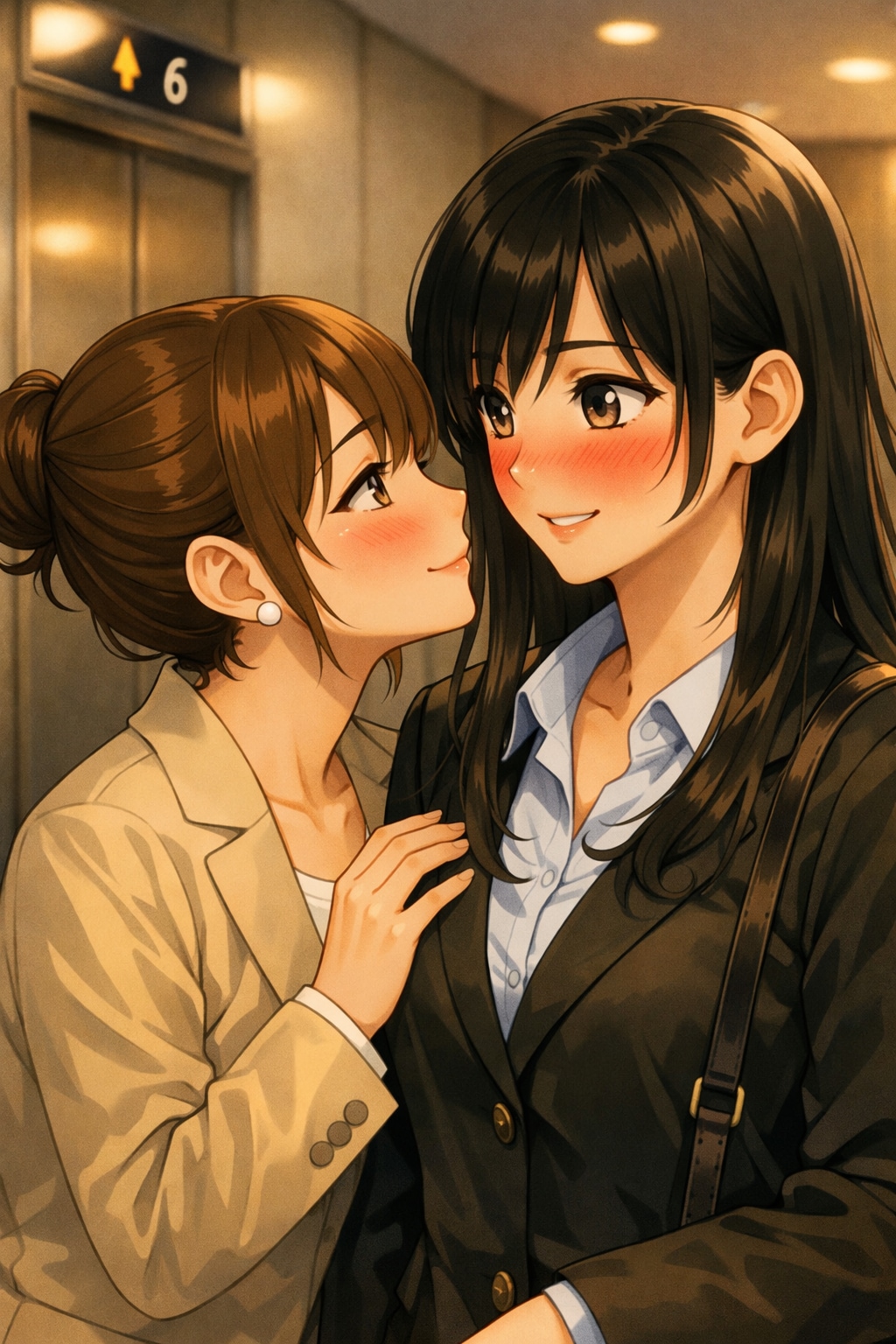 プレゼン前の緊張（キスの日　02）